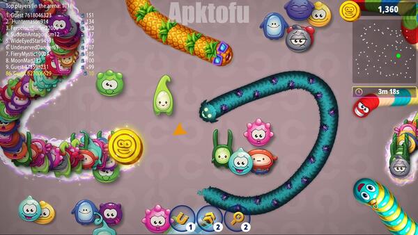 Worms Zone Mod APK No Death