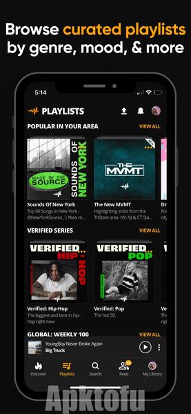Audiomack Mod APK Premium Unlocked