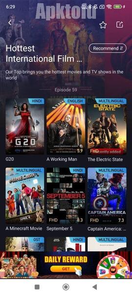 Castle Movie App Mod APK