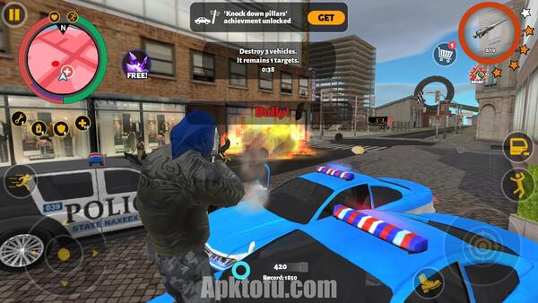 Rope Hero 3 Mod APK God Mode