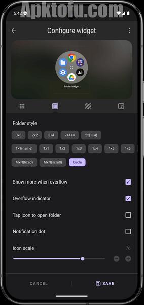 Folder Widget Mod APK Latest Version