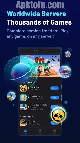 GearUP Game Booster Lower Lag Mod APK